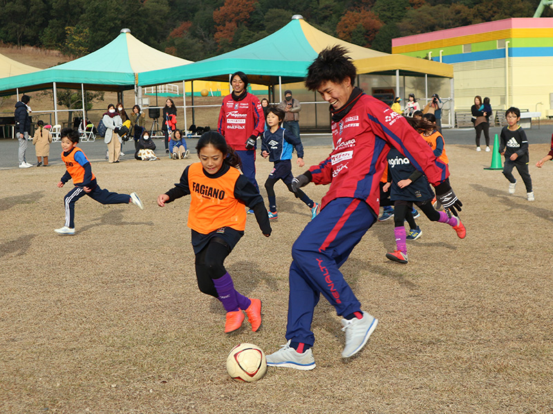 ファジアーノ岡山開催の「こどもサッカー教室」へのスポンサーシップ